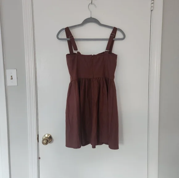 PRINCESS POLLY Brown Women's Dress - Picture 6 of 7